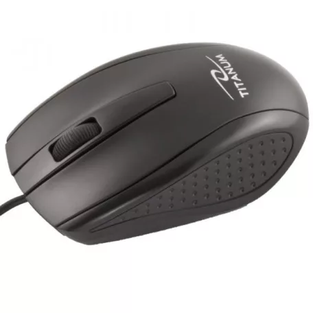 TITANUM 3D VEZETÉKES OPTIKAI EGÉR USB FEKETE MARLIN TM110K