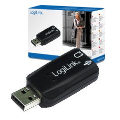 LogiLink USB2.0-s audió adapter/mikrofon jack dugó