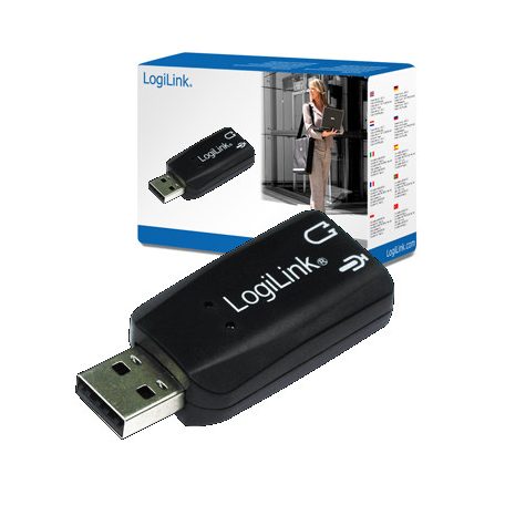 LogiLink USB2.0-s audió adapter/mikrofon jack dugó