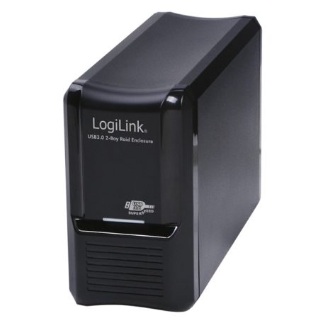 LogiLink USB 3.0 KÉT HELYES RAID ház 2x 3,5" S-ATA merevlemezhez, ...