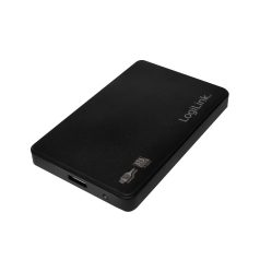 Logilink 2,5" külső ház USB 3.0, csavarmentes, fekete színű