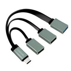 LogiLink USB-C™ hub, 2x USB 2.0 AF + 1x USB 3.0 AF