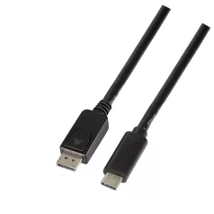   Logilink USB 3.2 Gen 1x1 USB-C™ M és Display-port 1.2 közötti kábel, 1,8m